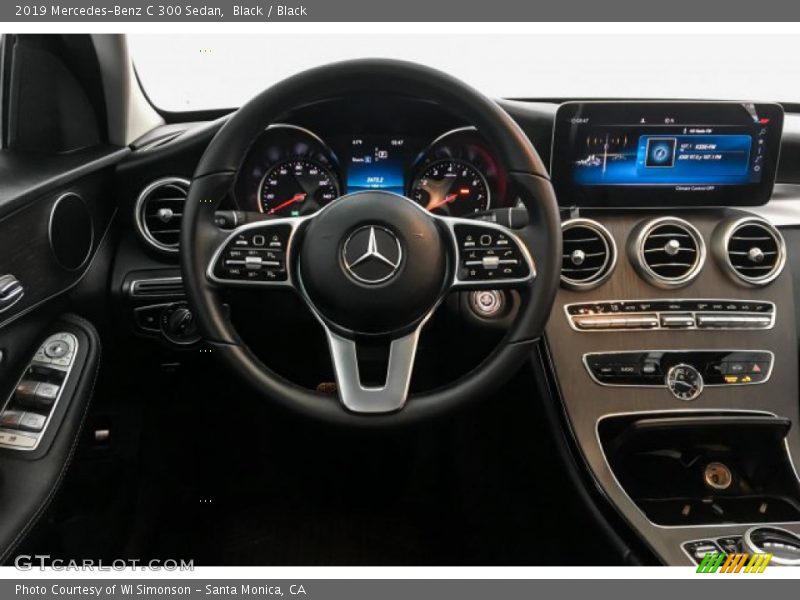 Black / Black 2019 Mercedes-Benz C 300 Sedan