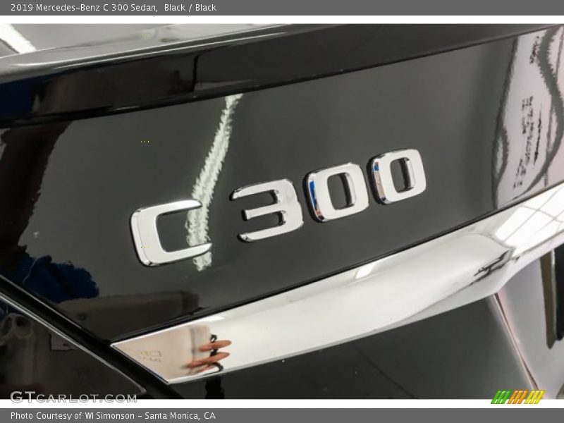 Black / Black 2019 Mercedes-Benz C 300 Sedan