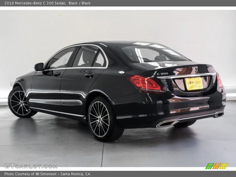 Black / Black 2019 Mercedes-Benz C 300 Sedan