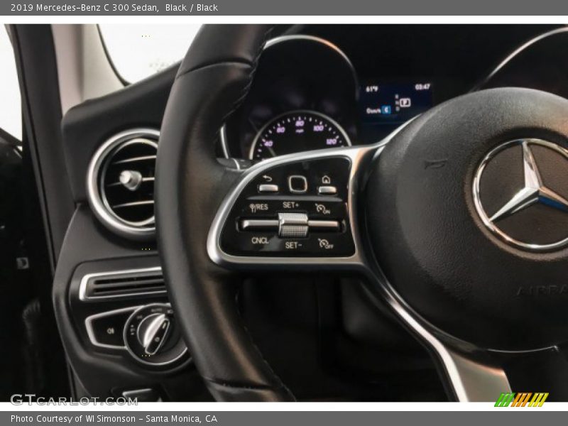 Black / Black 2019 Mercedes-Benz C 300 Sedan