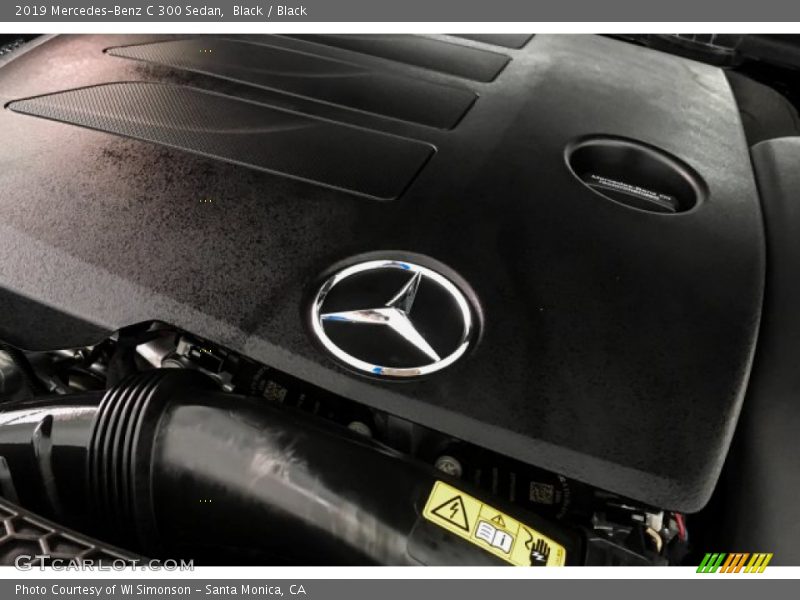 Black / Black 2019 Mercedes-Benz C 300 Sedan