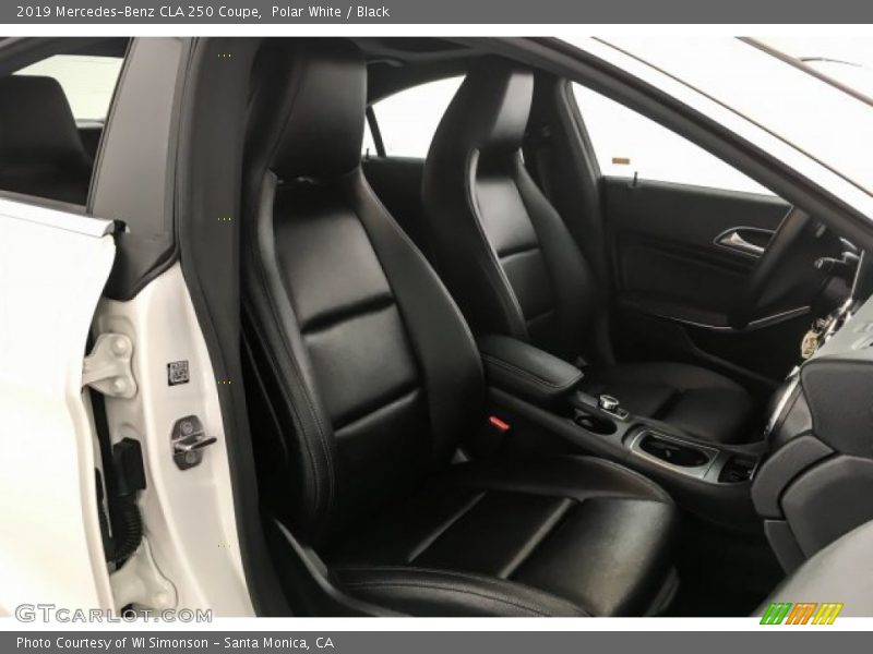 Polar White / Black 2019 Mercedes-Benz CLA 250 Coupe