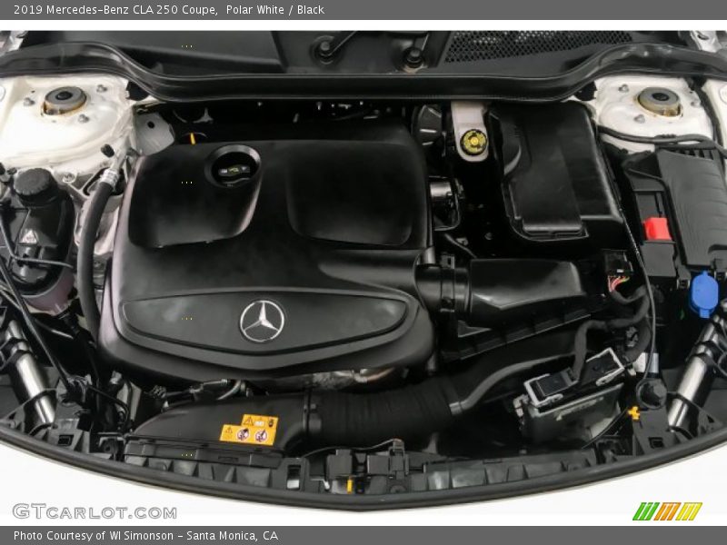 Polar White / Black 2019 Mercedes-Benz CLA 250 Coupe