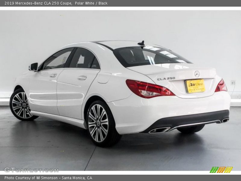 Polar White / Black 2019 Mercedes-Benz CLA 250 Coupe