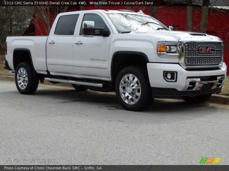  2019 Sierra 2500HD Denali Crew Cab 4WD White Frost Tricoat