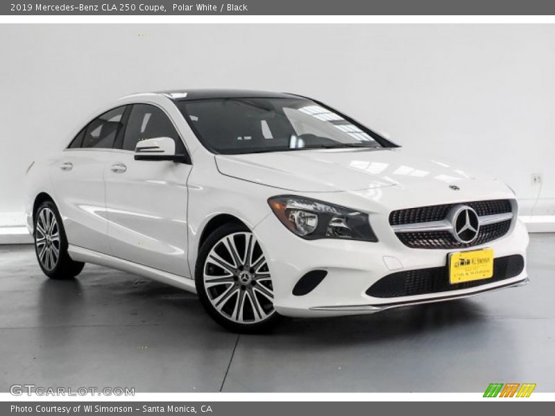 Polar White / Black 2019 Mercedes-Benz CLA 250 Coupe