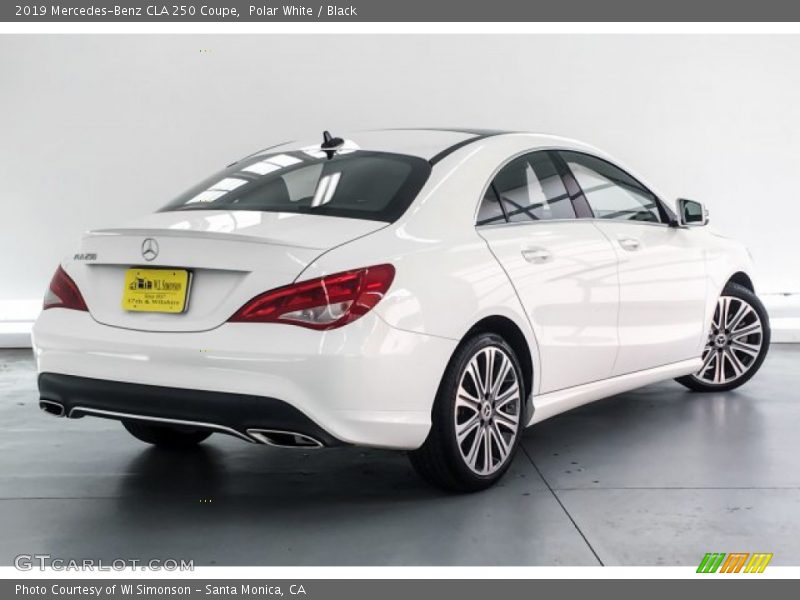 Polar White / Black 2019 Mercedes-Benz CLA 250 Coupe