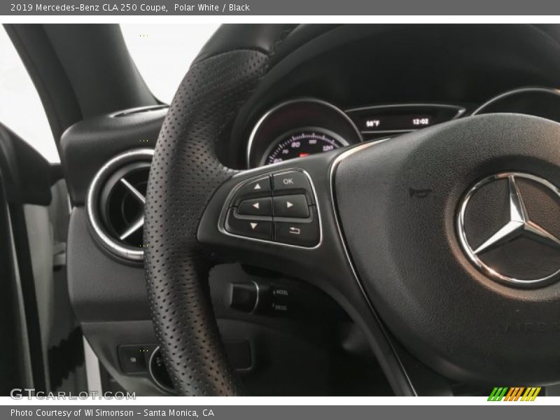 Polar White / Black 2019 Mercedes-Benz CLA 250 Coupe