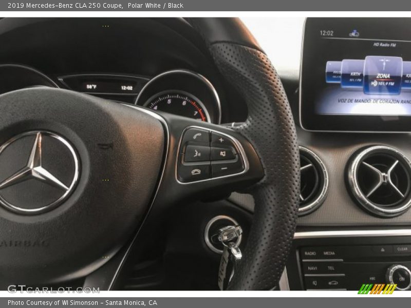 Polar White / Black 2019 Mercedes-Benz CLA 250 Coupe
