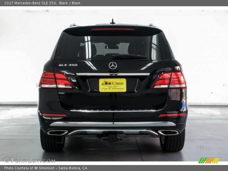 Black / Black 2017 Mercedes-Benz GLE 350