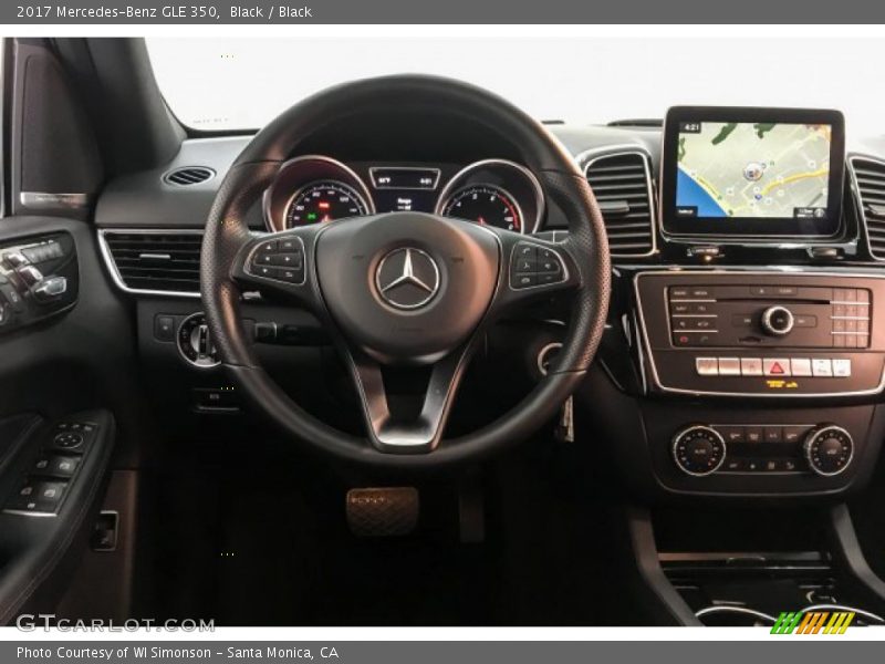 Black / Black 2017 Mercedes-Benz GLE 350
