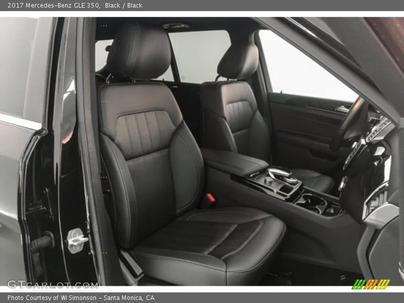 Black / Black 2017 Mercedes-Benz GLE 350