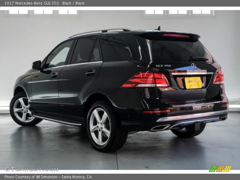 Black / Black 2017 Mercedes-Benz GLE 350
