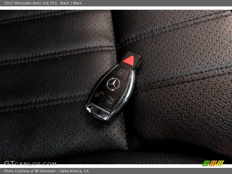Black / Black 2017 Mercedes-Benz GLE 350