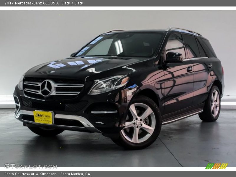 Black / Black 2017 Mercedes-Benz GLE 350