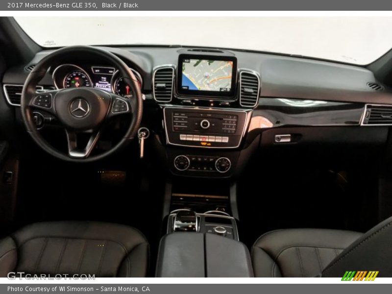 Black / Black 2017 Mercedes-Benz GLE 350