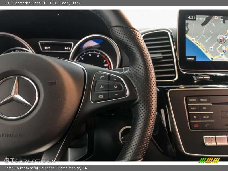 Black / Black 2017 Mercedes-Benz GLE 350