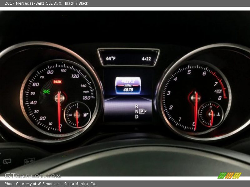 Black / Black 2017 Mercedes-Benz GLE 350