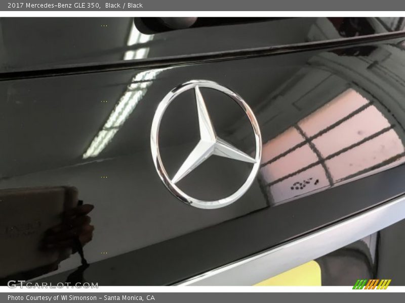 Black / Black 2017 Mercedes-Benz GLE 350