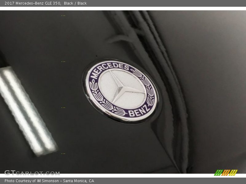 Black / Black 2017 Mercedes-Benz GLE 350