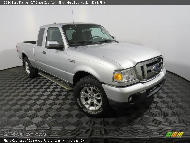 Silver Metallic / Medium Dark Flint 2010 Ford Ranger XLT SuperCab 4x4