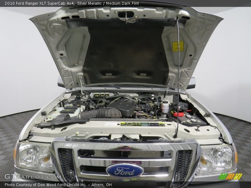 Silver Metallic / Medium Dark Flint 2010 Ford Ranger XLT SuperCab 4x4
