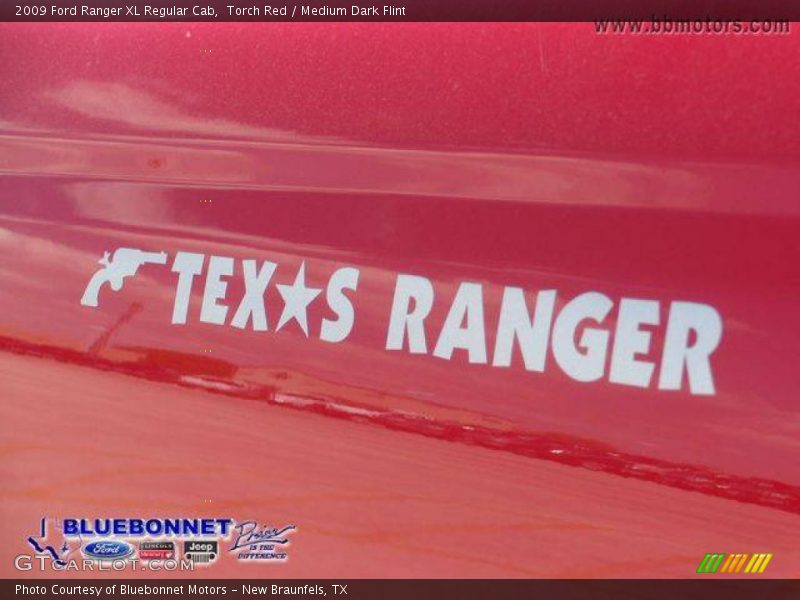 Torch Red / Medium Dark Flint 2009 Ford Ranger XL Regular Cab