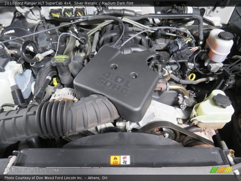 Silver Metallic / Medium Dark Flint 2010 Ford Ranger XLT SuperCab 4x4