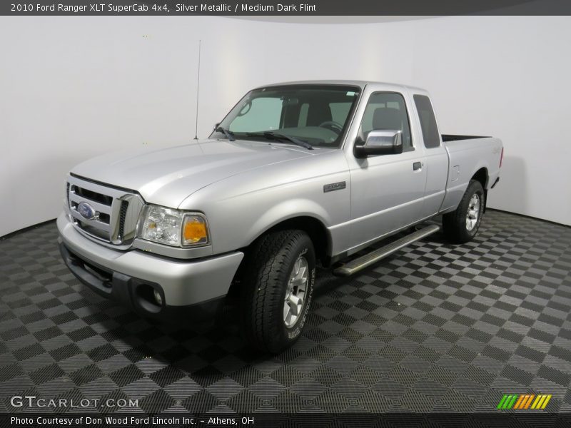 Silver Metallic / Medium Dark Flint 2010 Ford Ranger XLT SuperCab 4x4