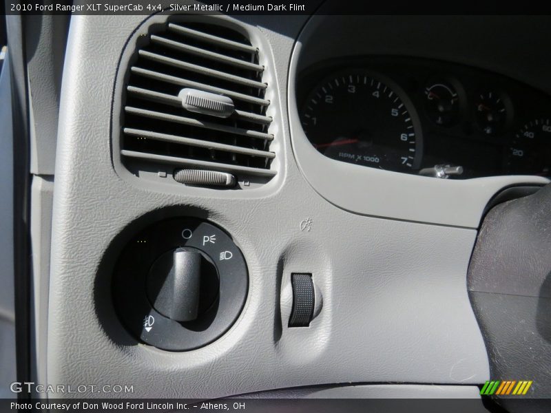 Silver Metallic / Medium Dark Flint 2010 Ford Ranger XLT SuperCab 4x4