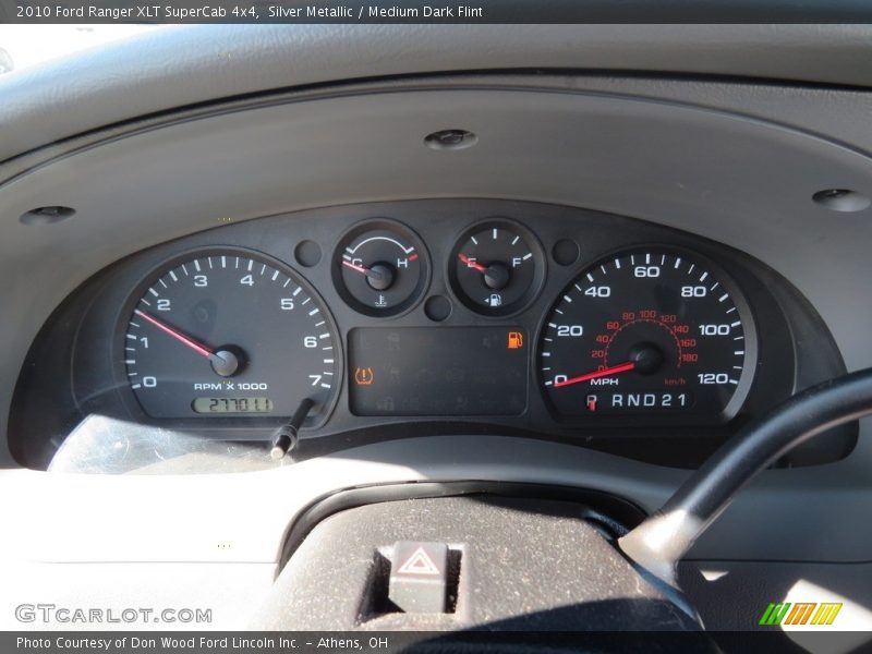 Silver Metallic / Medium Dark Flint 2010 Ford Ranger XLT SuperCab 4x4