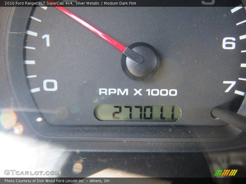 Silver Metallic / Medium Dark Flint 2010 Ford Ranger XLT SuperCab 4x4
