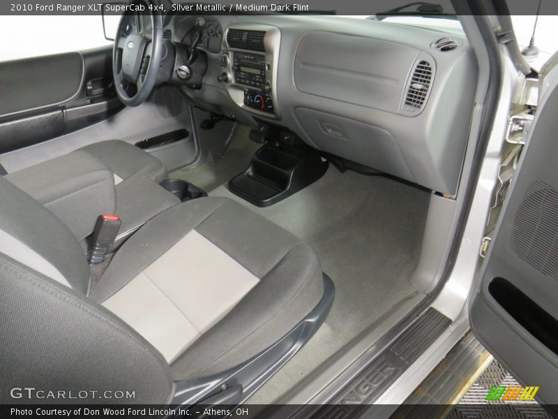 Silver Metallic / Medium Dark Flint 2010 Ford Ranger XLT SuperCab 4x4