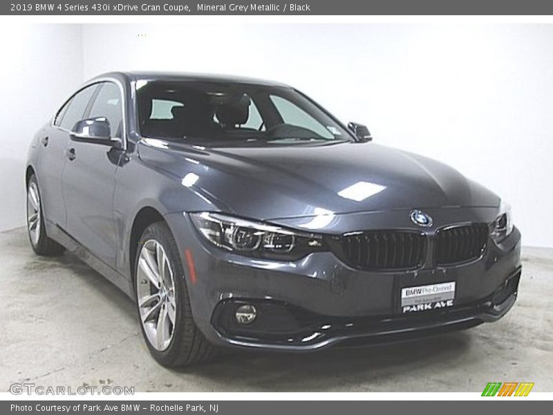 Mineral Grey Metallic / Black 2019 BMW 4 Series 430i xDrive Gran Coupe