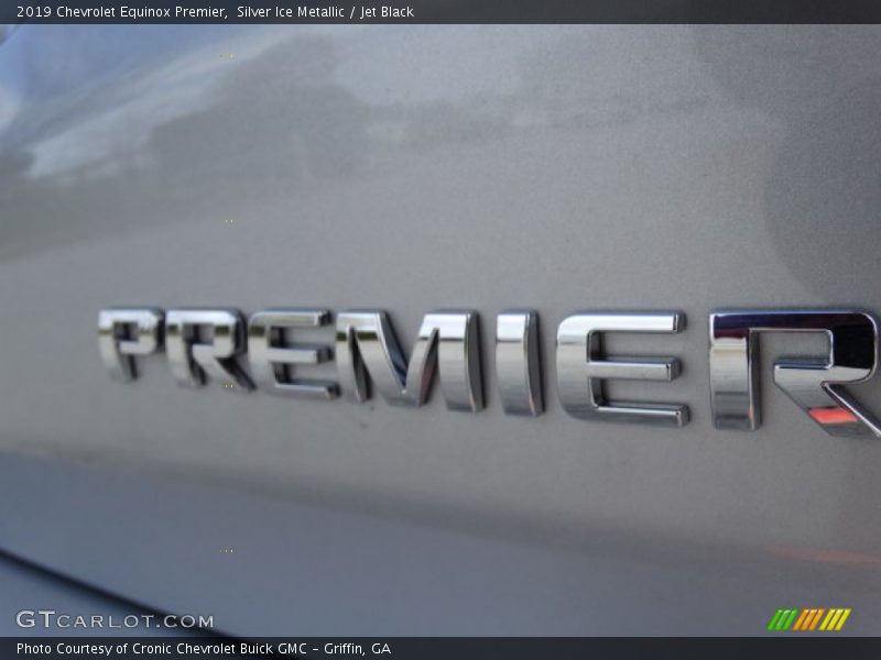 Silver Ice Metallic / Jet Black 2019 Chevrolet Equinox Premier