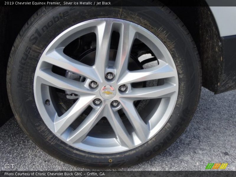 Silver Ice Metallic / Jet Black 2019 Chevrolet Equinox Premier
