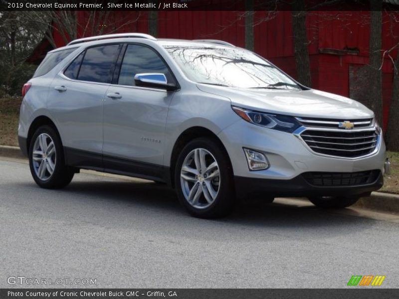 Silver Ice Metallic / Jet Black 2019 Chevrolet Equinox Premier