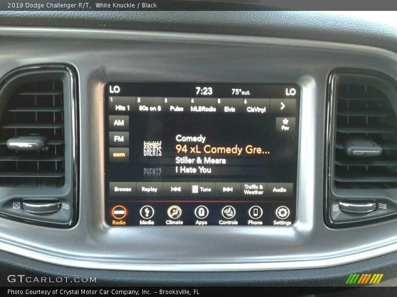 White Knuckle / Black 2019 Dodge Challenger R/T