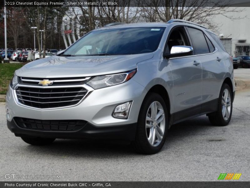Silver Ice Metallic / Jet Black 2019 Chevrolet Equinox Premier