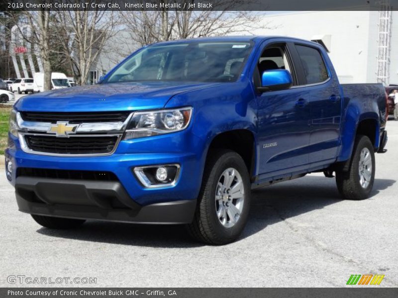 Kinetic Blue Metallic / Jet Black 2019 Chevrolet Colorado LT Crew Cab