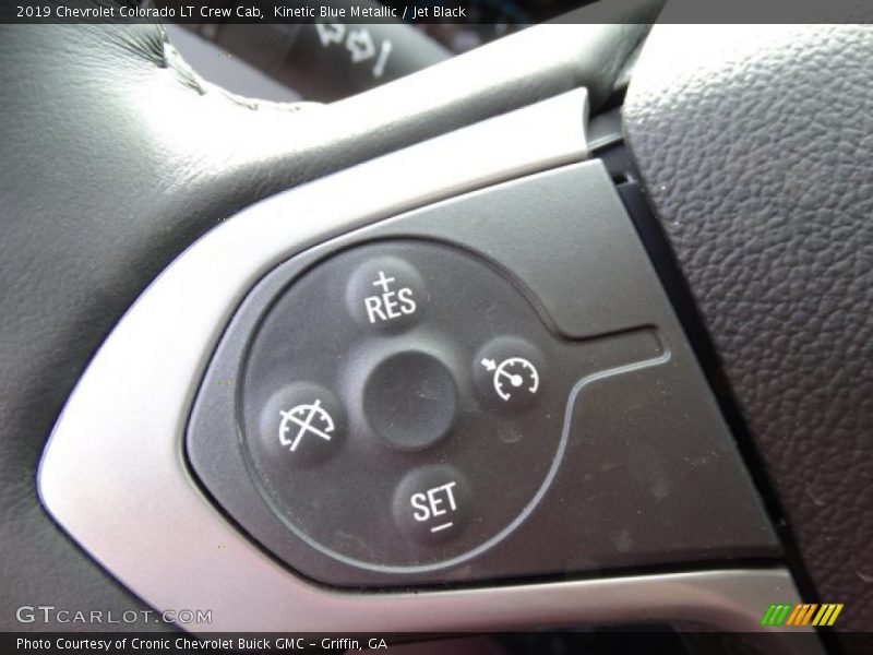 Kinetic Blue Metallic / Jet Black 2019 Chevrolet Colorado LT Crew Cab
