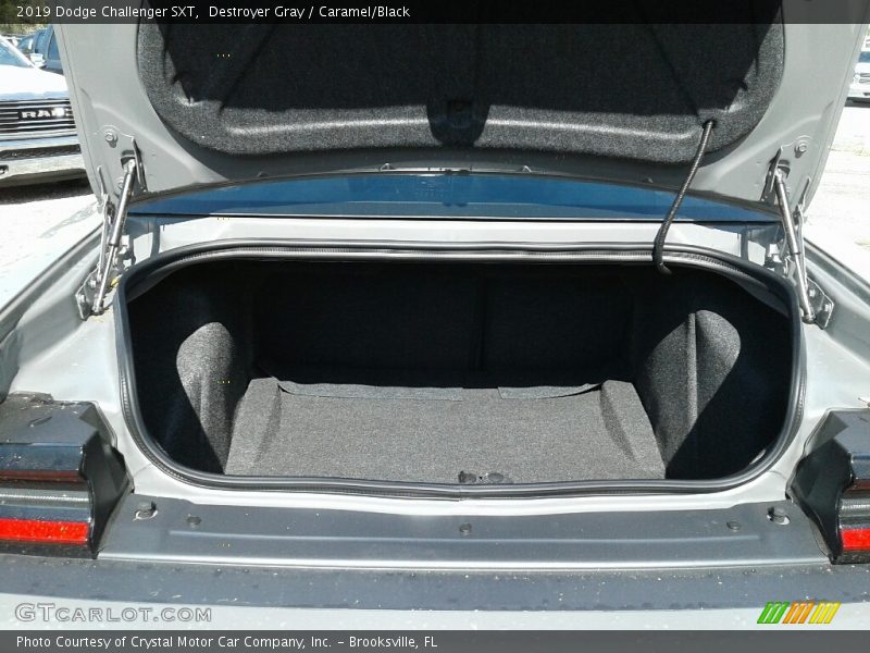 Destroyer Gray / Caramel/Black 2019 Dodge Challenger SXT