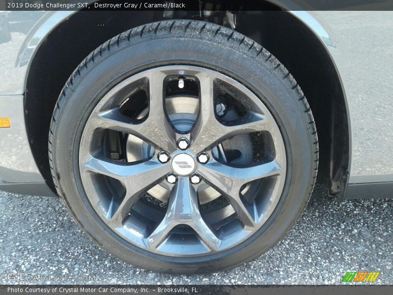 Destroyer Gray / Caramel/Black 2019 Dodge Challenger SXT