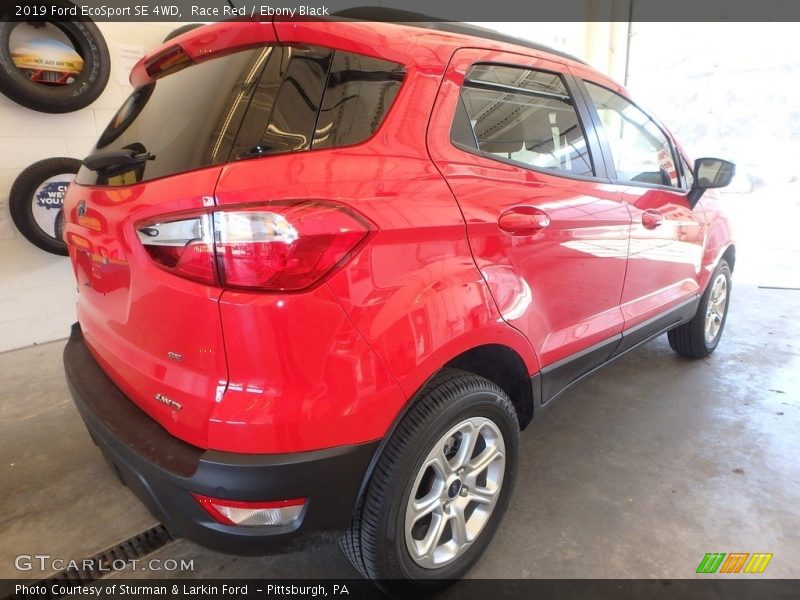 Race Red / Ebony Black 2019 Ford EcoSport SE 4WD
