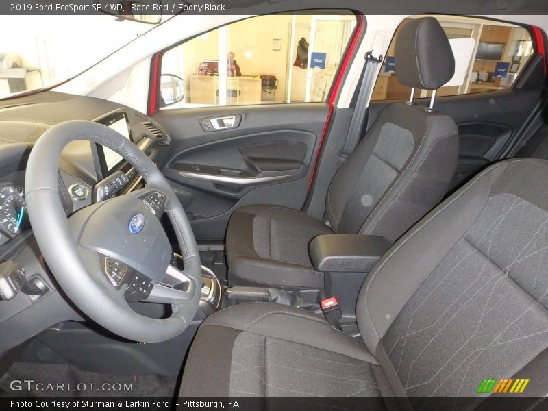 Front Seat of 2019 EcoSport SE 4WD