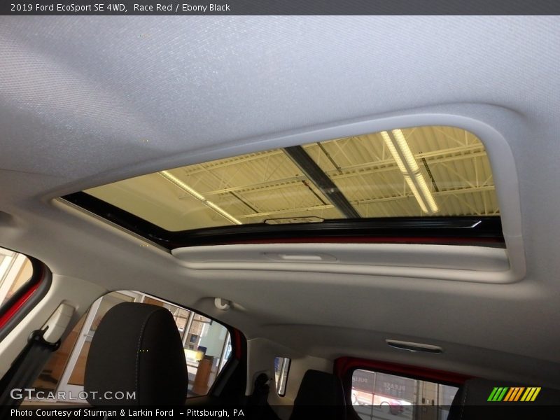 Race Red / Ebony Black 2019 Ford EcoSport SE 4WD