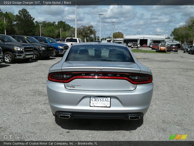 Triple Nickel / Black 2019 Dodge Charger SXT