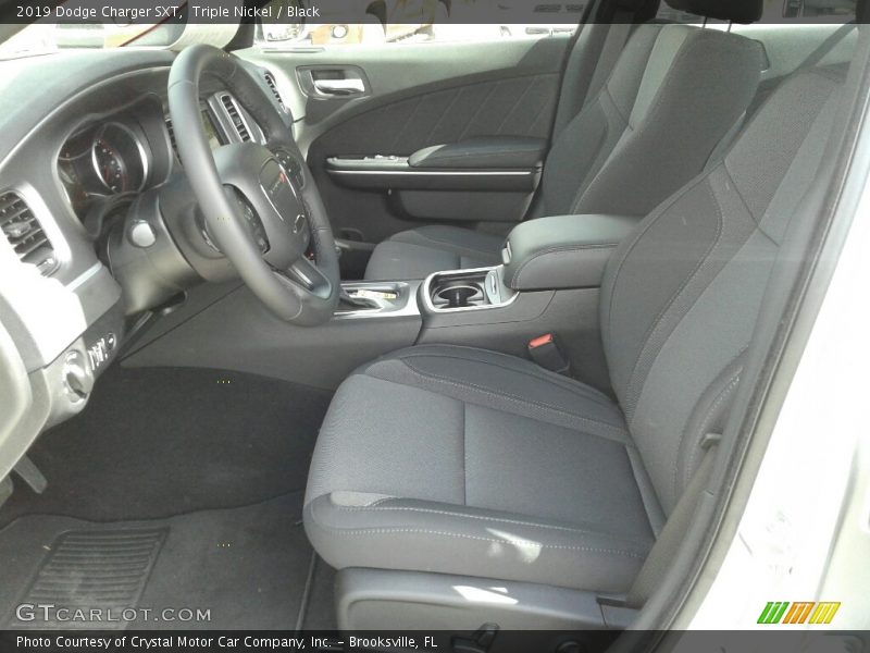 Triple Nickel / Black 2019 Dodge Charger SXT