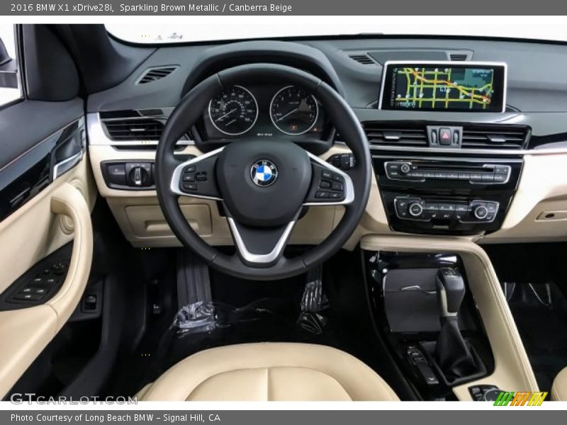 Sparkling Brown Metallic / Canberra Beige 2016 BMW X1 xDrive28i