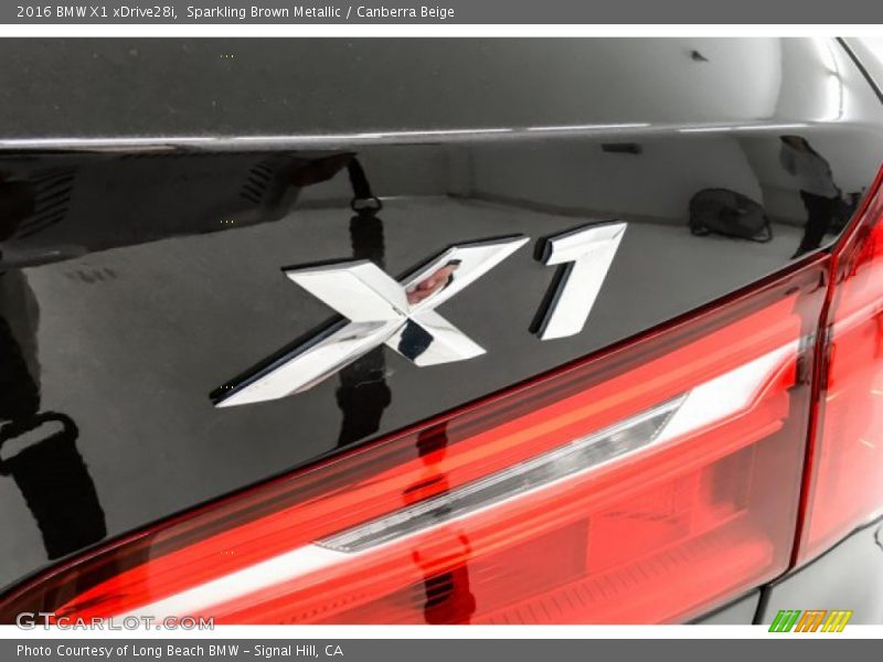 Sparkling Brown Metallic / Canberra Beige 2016 BMW X1 xDrive28i